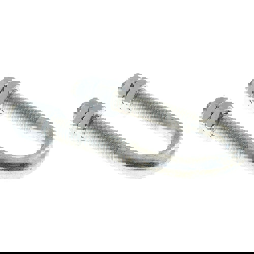 Round U-Bolt: Without Mount Plate, 3/8-16 UNC, 2-3/8